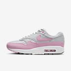 Nike Air Max 1 87 Metallic Platinum Pink Rise Women s